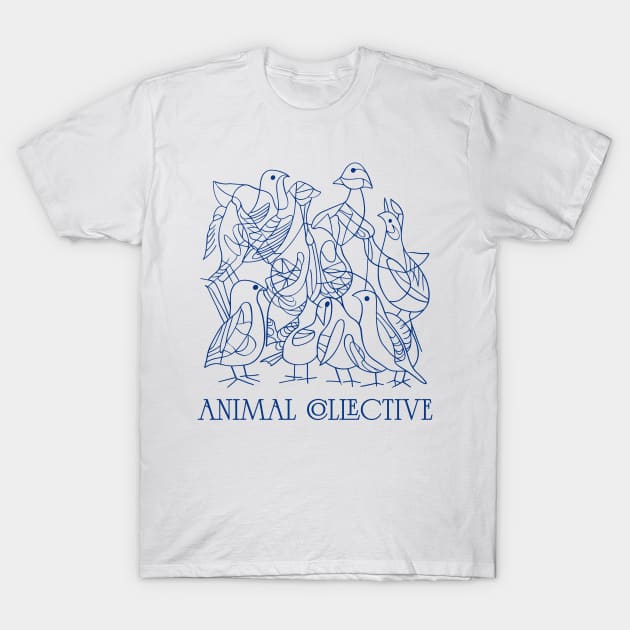 Animal Collective ••• Original Fan Art T-Shirt by unknown_pleasures